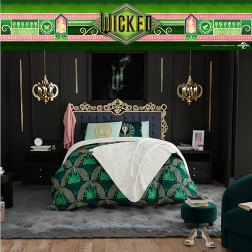 Image of Franco Collectibles Wicked Super Soft Cozy Throw, 46 in x 60 in, (Officially Licensed Product)