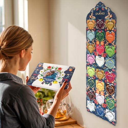 Pukka Tee Adventskalender 2025 – 24 Bio‑Teesorten, personalisiert mit Namen & Foto, ideales Adventgeschenk für Frauen & Teeliebhaberinnen