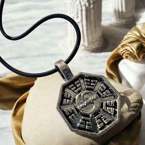 PRINCESS CUTENESS STORE Lost TV Series The Dharma Initiative Swan Station Pendant Cord Necklace2