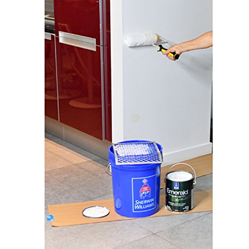 Home-X - Metal Paint Roller Grid For 5 Gallon Paint Cans, Bucket Roller Grid Is Perfect For Straining Excess Paint So You Get The Perfect Coverage With Every Brush #TOP3