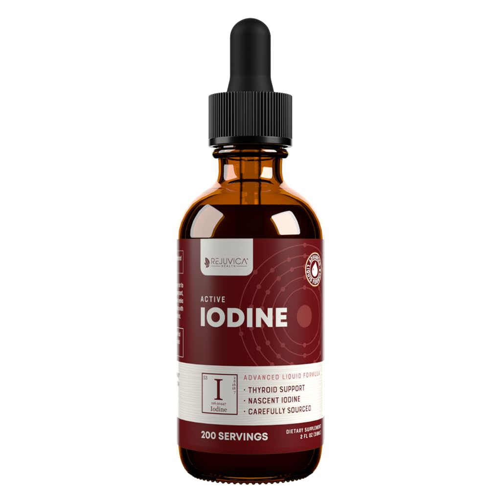 Active Iodine - Nascent Iodine Drops - Liquid Delivery for Better Absorption - Supports Healthy Energy, Vitality, & Iodine Levels