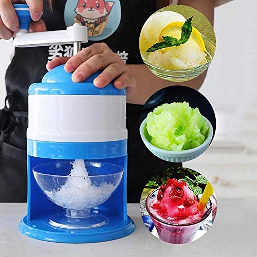 LLSS Ice Crusher Grinder Shaver Manueller Haushalt Ice Chipper Snow Cone mit Handkurbel – Bild 4