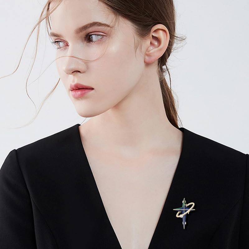 Image of Brooches And Pins For Women Fashion Elegant Flower Broches Lady Costume Jewelry Brooch Pins