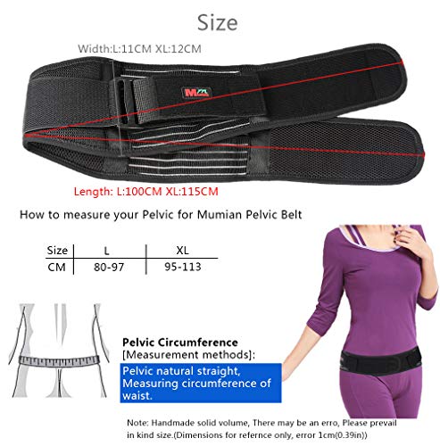 Faja sacroilíaca ajustable para dolor lumbar Small miniatura 4