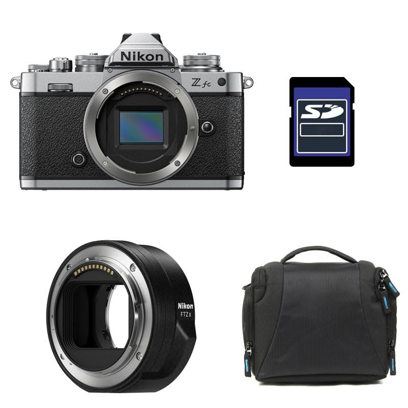 Kit de fotografía Personalizado Creado con NIKON Z FC Nu + Sac + Carte SD 8 Go + Adaptateur FTZ II