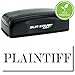 Pre-Inked Plaintiff Stamp (Black Ink)