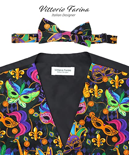 Premium Celebration Suit Vest for Men 2PC Set - Vest & Bow Tie2