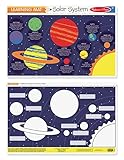 Melissa & Doug Planets Write-A-Mat Puzzle (6 Pieces)