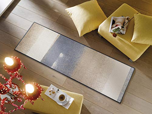 Wash+Dry Doormat Medley Beige 60 x 140 cm Washable for Indoor and Outdoor Use, 60 x 140 cm (Rectangular) - Image 3
