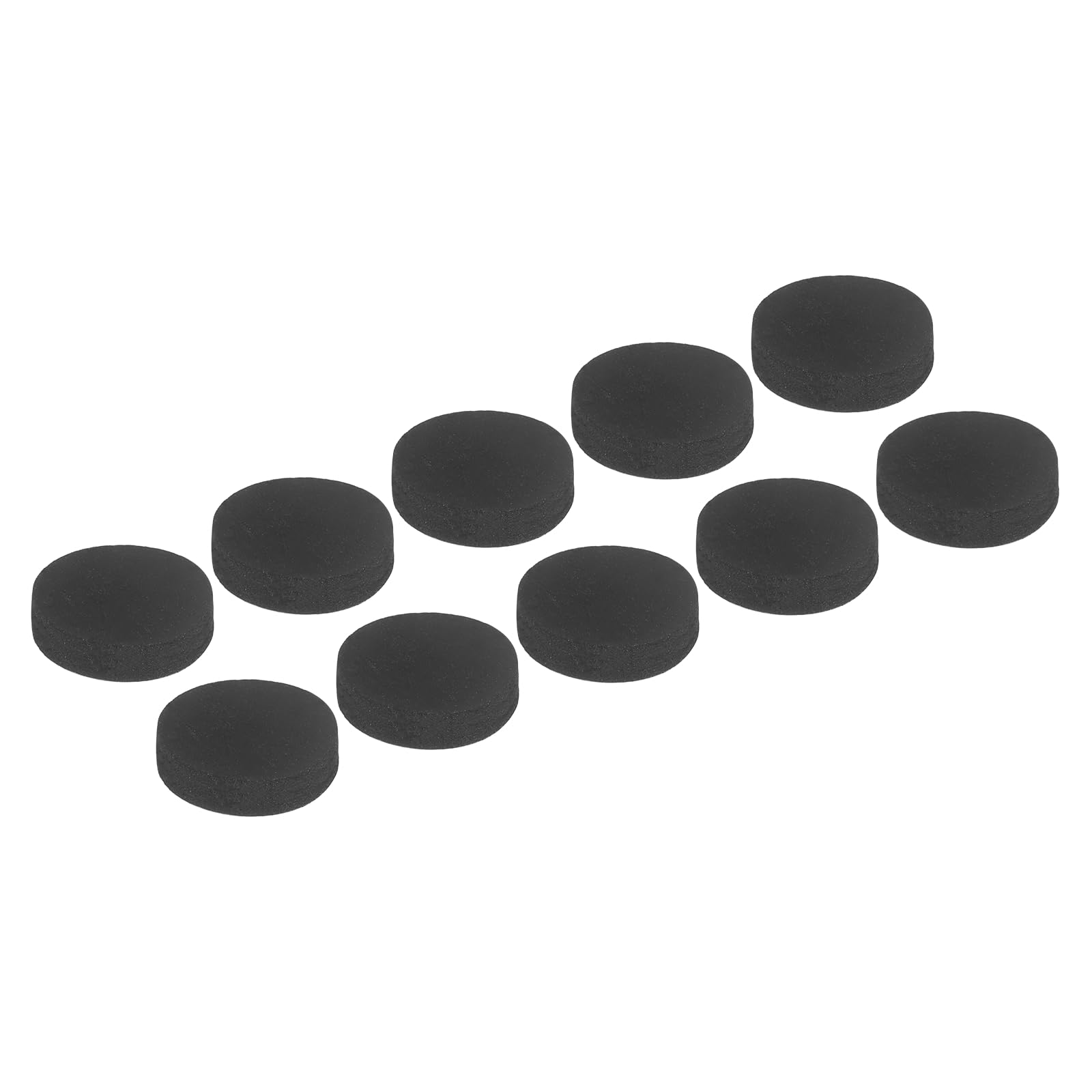 sourcing map 10 Pcs Non Slip Furniture Pads, 4/5" (20mm x 5mm) Self Adhesive Furniture Grippers Rubber Anti-Scratch Feet Round Chair Leg Pads Floor Protectors for Hardwood Floor, Black