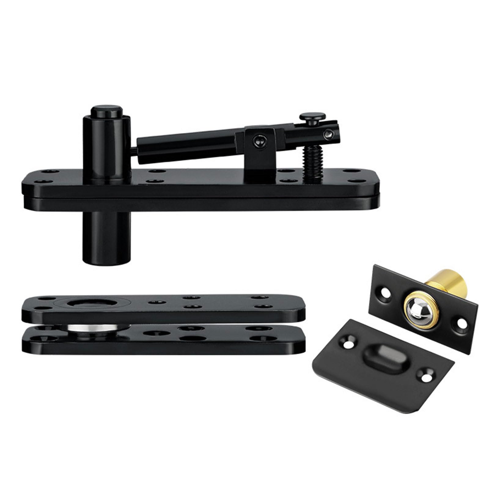 Heavy Duty Door Pivots Hinges 360 Degree Shafts Stainless Steel Pivots Hinge Invisible Door Hardware Stainless Steel Concealed Hinge