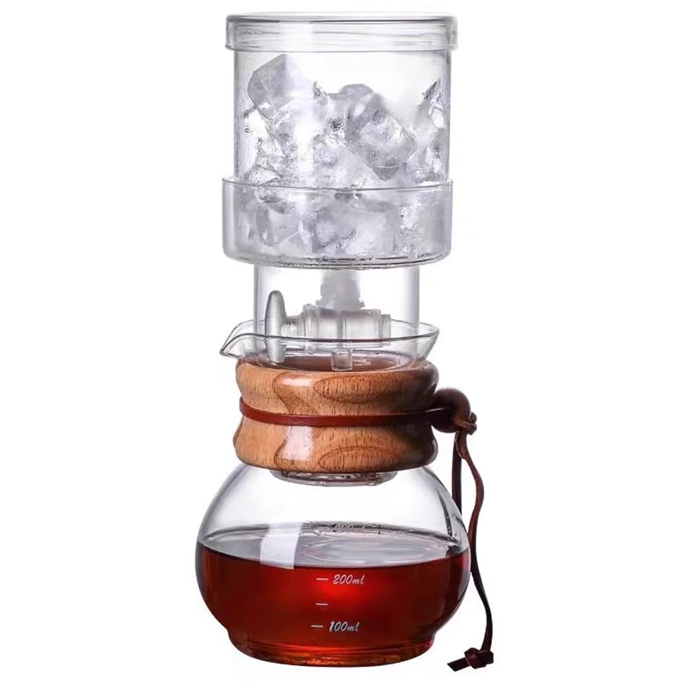 Cold Brew - Caffettiera con caraffa in vetro, per 1-4 tazze