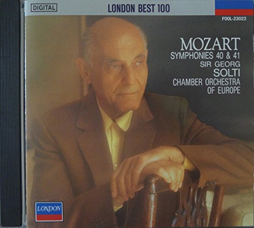 Symphonies Nos.40 & 41"Jupiter" Solti / Chamber Orchestra Of Europe