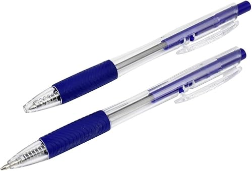 Miniatura 2 de Clip Click - Bolígrafos retráctiles (0.039 in, tinta azul, 8 unidades)