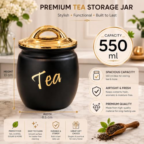 Image of 2 Litre Electric Kettle with Blue Indicator Light, 360 Degree Swivel Base, Automatic Shut Off, Borosilicate Glass Body, Fast Boil Water Heater for Tea, Coffee & Hot Water (SILVER AND BLACK GOLD)