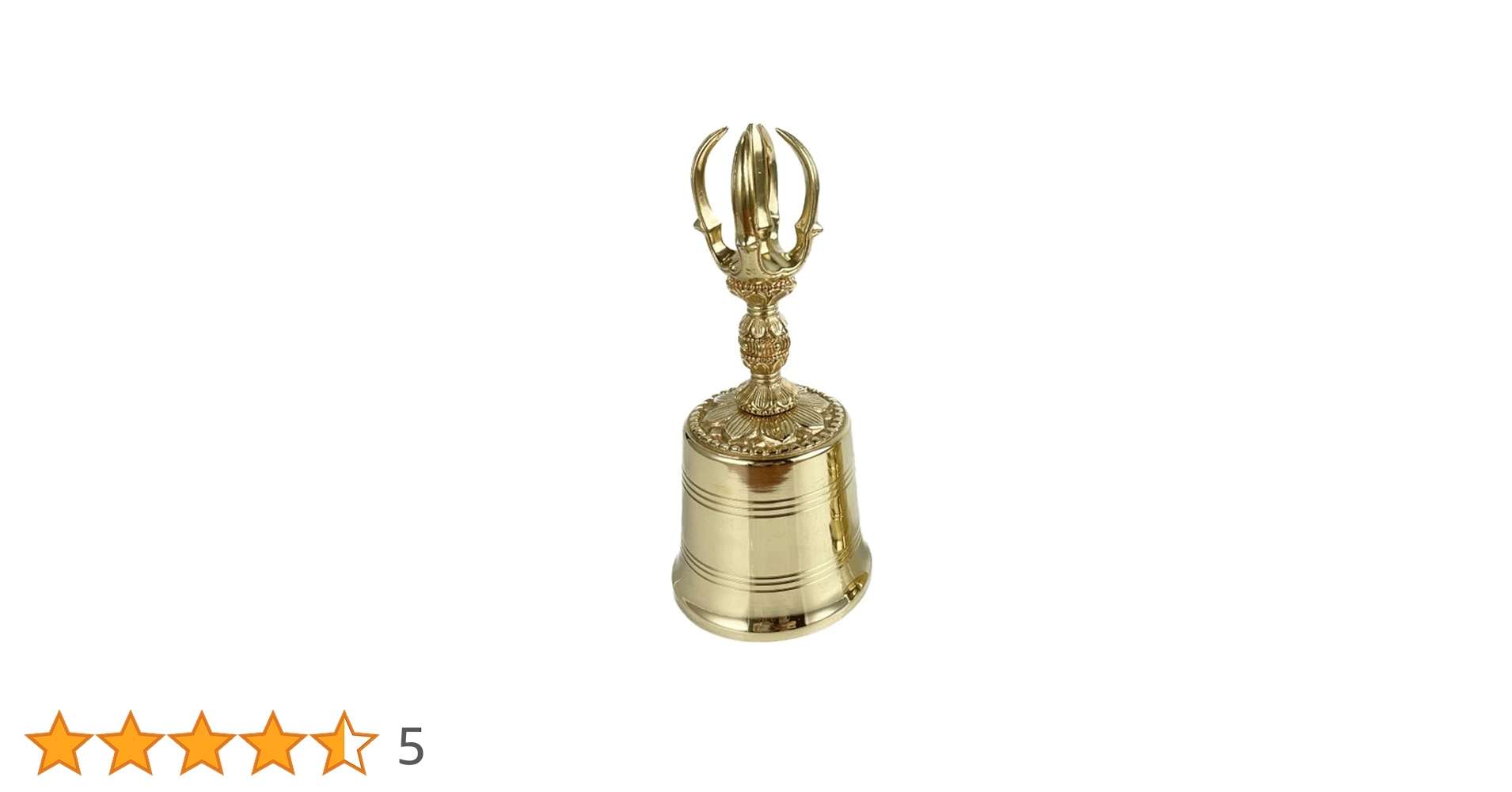 Amazon｜「真鍮製・金剛鈴」五鈷鈴 密教で使われる仏具 密教法具 寺院
