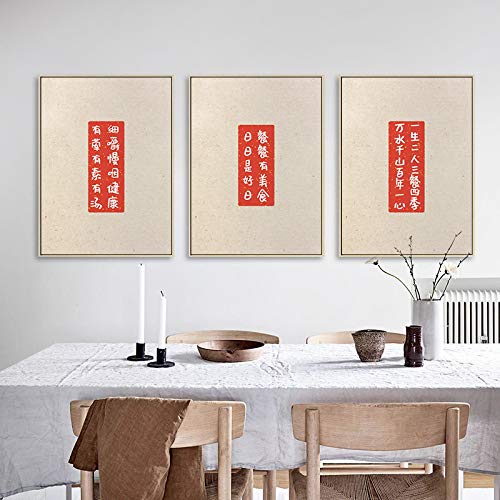 Affiches et impressions lettre rouge chinoise pour déco chambre