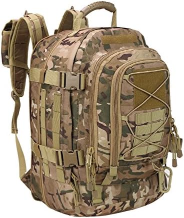 40 - 64 Liter Outdoor 3 Day Expandable Tactical Backpack Military Sport Camping Hiking Trekking Bag School Travel Gym Carrier