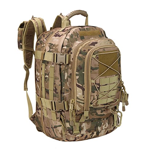 40 - 64 Liter Outdoor 3 Day Expandable Tactical Backpack Military Sport Camping Hiking Trekking Bag School Travel Gym Carrier #TOP2