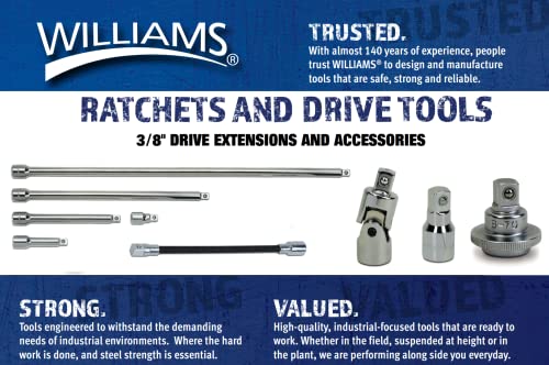 Williams Wsb-5Xt 3/8 Drive Extension Set, 5-Piece #TOP2