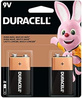 Duracell - CopperTop 9V Alkaline Batteries - long lasting, all-purpose 9 Volt battery for household and business - 2 count