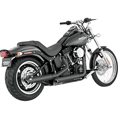 Vance & Hines Twin Slash ronds à enfiler Silencieux – Noir