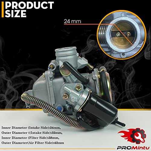 PROMintu Carburetor Carb Replaces For American YardSport Sportworks YS200 200 XLT UTV 14925 150cc Engine, 4 stroke GY6 ATVs, Scooters, Mopeds 150cc Go Kart Engine, 150cc Dune Buggie Engine - Thumbnail 6