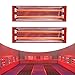 Mlonausz 2X 2000W Infrared Paint Curing Baking Lamp Heat Lamp Paint Booth Heater Lighting