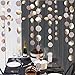 Decor365 Champagne Gold Party Decorations Glitter Gold Birthday Decorations Hanging Circle Garland Streamers Banner Backdrop Christmas New Year Eve NYE Anniversary Graduations Party Decor