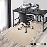 チェアマット 床保護マット床傷防止 パッド PVC Hriiiiya120×90cm キズ/凹み防止厚さ4 mm セルフ粘着 床キズのキズ防止カーペット ラグフロアマット 抗菌 防カビ