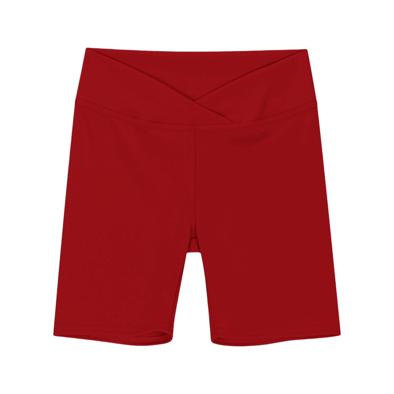 Pantalones cortos de entrenamiento para niñas, pantalones cortos deportivos para correr, cintura alta, para gimnasio, baile, gimnasia