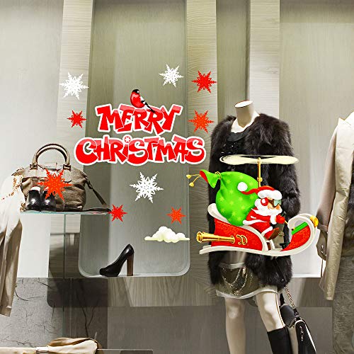 Kina - UVNT0072 90x35 cm Vetrofanie Natalizie