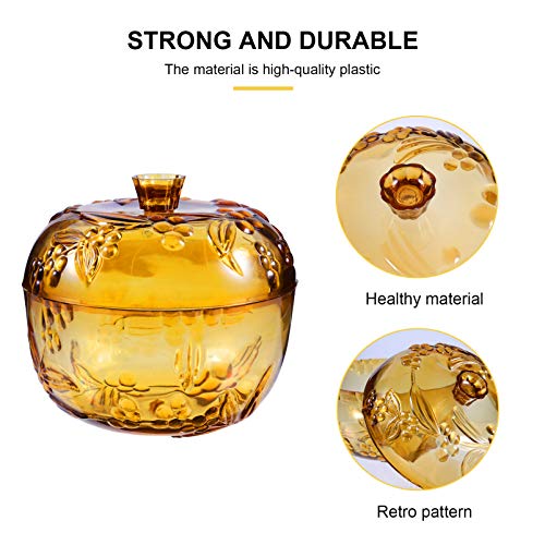 Angoily Caixa Porta- Lanche de Plástico Bandeja de Frutas Secas Organizador de Armazenamento de Frut