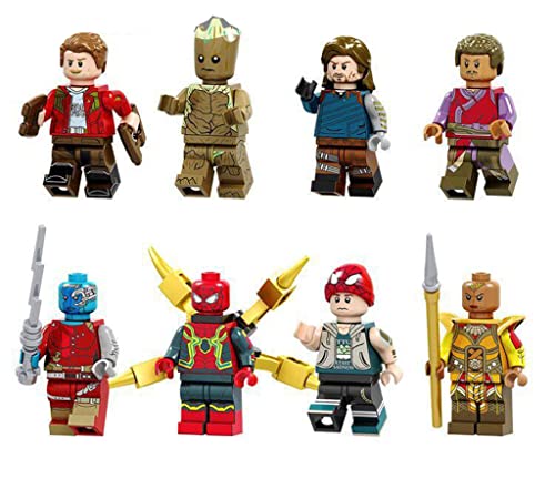HQSGDMN 8-teilige Mini-Figuren Adventskalender-Sammlung Mini-Figuren-Set Sammlung Custom Collection Mini-Figuren Alle…