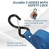 4Pack Ratchet Straps, 20Ft Ratchet Tie Down Straps, 1700 LB Break Strength Ratchet Cargo Straps with Safety Lock S Hooks & Soft Loops for Moving Cargo, Motorcycle, Appliances, Lawn Equipment