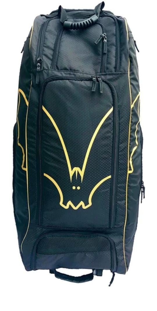 Nios Branded Cricket Kit Bag Game Changer Duffle KIT Bag (Black/Golden) (Kit Bag)-image-28