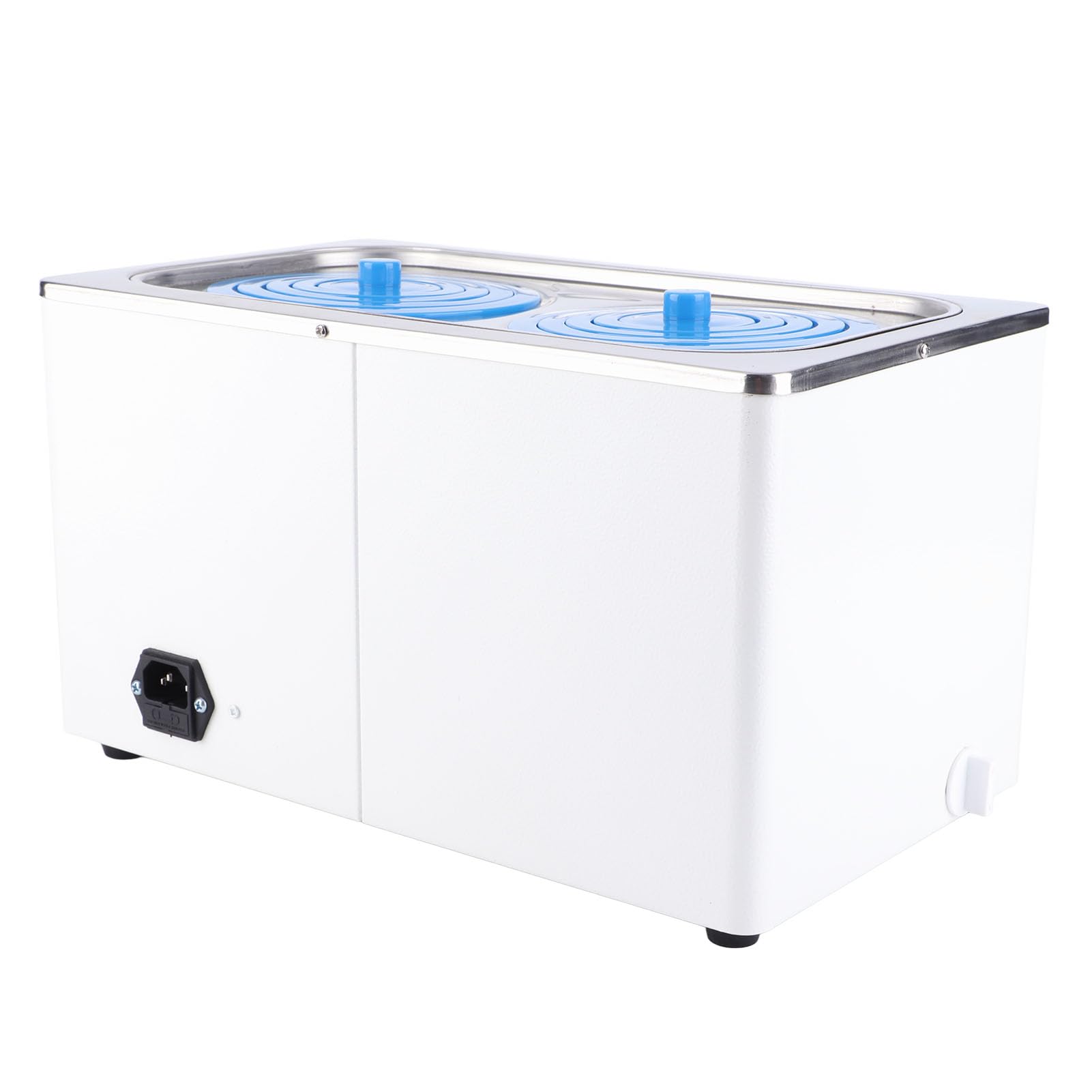 Bagnomaria Termostatico Digitale da Laboratorio, 7 Litri, 600W, Acciaio Inossidabile, Display LED Doppio, Controllo Temperatura RT-99.9¡æ, 2 Aperture