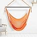 Large Caribbean Hammock Chair - 48 Inch - Polyester - Hanging Chair - Orange