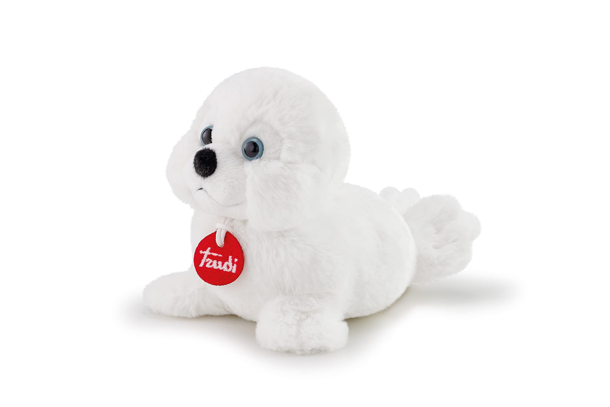 Trudi Puppy Seal Plush gift, Puppy, Stuffed animals. Xmas and Birthday present | 15x16x18cm size S | The Puppies | model TUDO1000