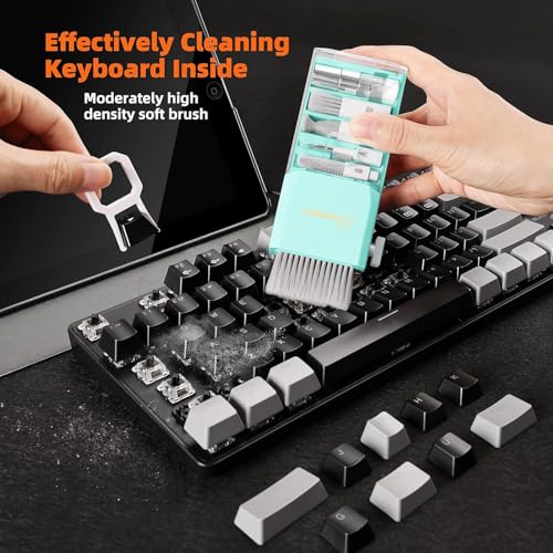 Image of Laptop Screen Keyboard Cleaner Kit, Electronics Cleaning Tool for MacBook iPad iPhone Pro, Brush Tool for Tablet, Computer, PC Monitor,TV Camera Lens New Compact with Patent