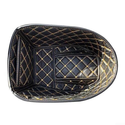 Yuanpgky Imbottitura interna per Fazzio 125, rivestimento protettivo per sedile posteriore, materiale PU, inserto per sella moto, colore nero, 20 x 20 x 5 cm