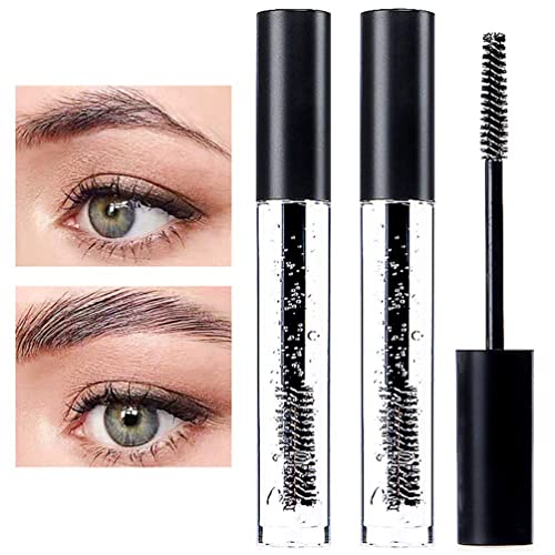 HIVETZ 2PCS Eyebrow Gel Waterproof & Long-Lasting Clear Eyebrow Gel for Natural Styling and Repair