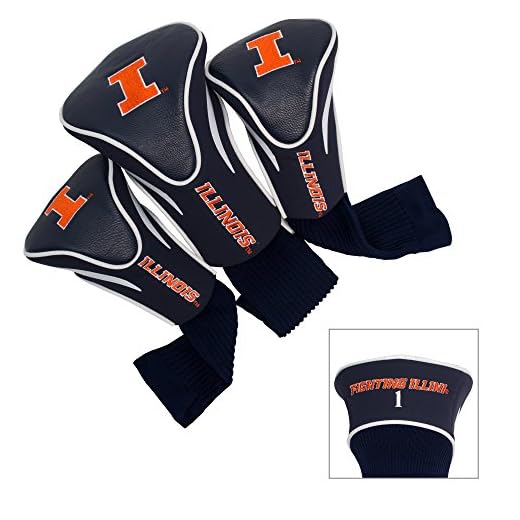Contour Golf Club Headcovers Set for Illinois Fans