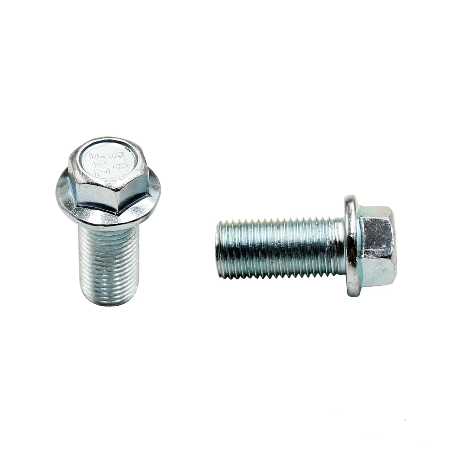 M12 Hex Head Flange Bolt 25 30 40 45 50 60 70 80 90 x 1.25 Pitch, Class 8.8 Zinc (M12-1.25 x 25)