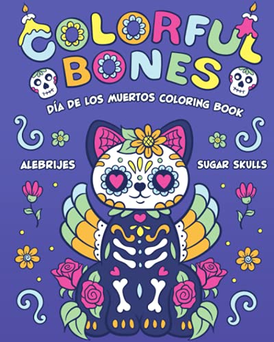La mejor selección de Calavera coco Top 5. 41 Huesos coloridos: Libro para colorear Dia de los Muertos (Día de los Muertos, Alebrijes, y Calaveras de Azúcar)