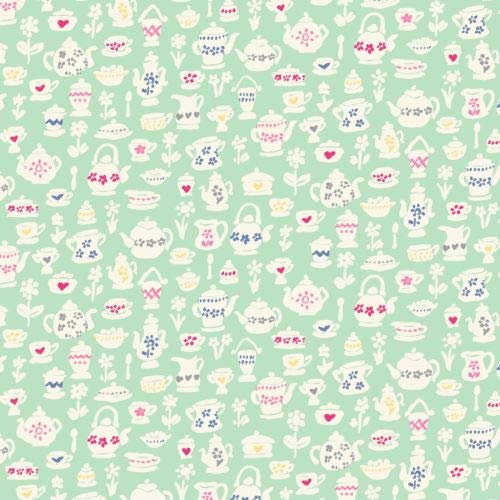 Fat Quarter Liberty Tea For Two Teacup Treasures Cotton Quilting Sewing Fabric