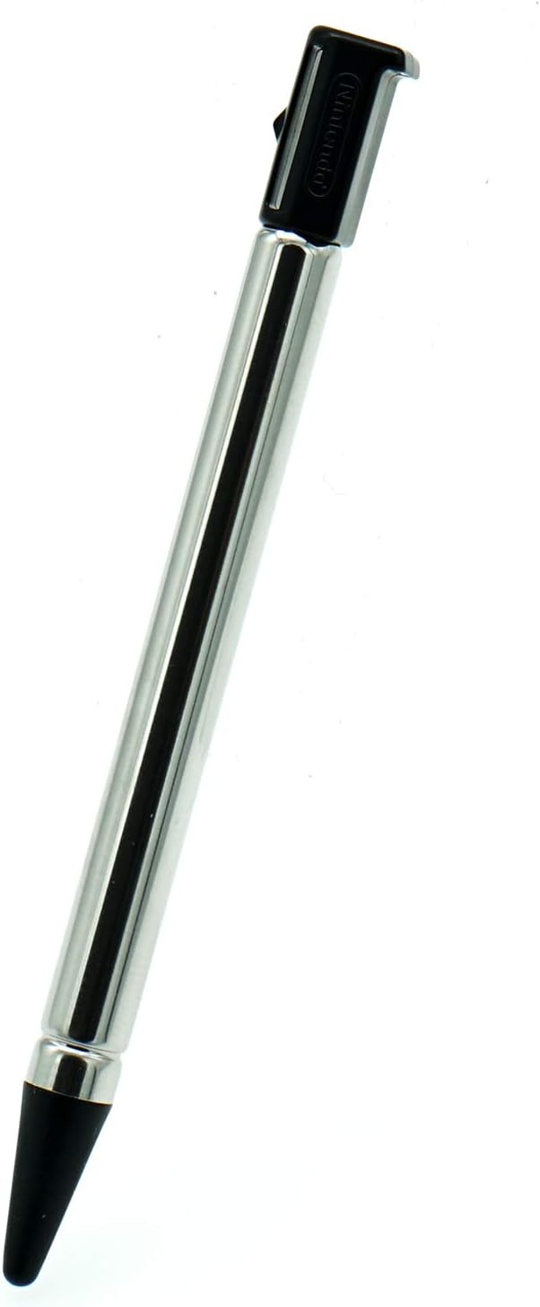 PartEGG Extendable Slot Metal Stylus Replacement for Nintendo 3DS Metal Touch Pen (Black)