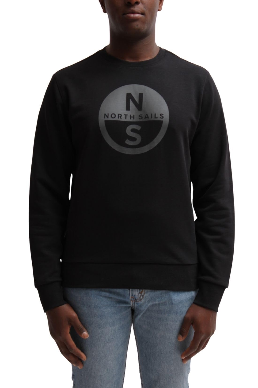 NORTH SAILS Letnia bluza męska z nadrukiem logo graficznym - rozmiar S