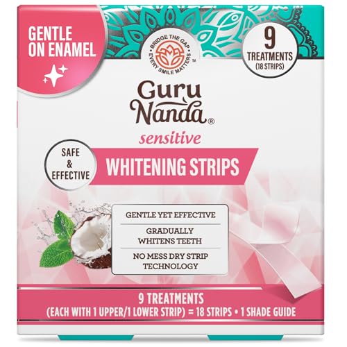 GuruNanda Sensitive Teeth Whitening Strips