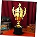 EXQUIMEUBLE Award Trophy Cup Cover Decorative Trophy for Sports Events Competitions Tournaments Stunning Design